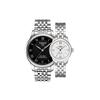 Tissot Коллекция Le Locle Автоматический механический механизм Унисекс Часы 25,3 мм Серебристый циферблат Стальной корпус часов T0064071105300+T41118333