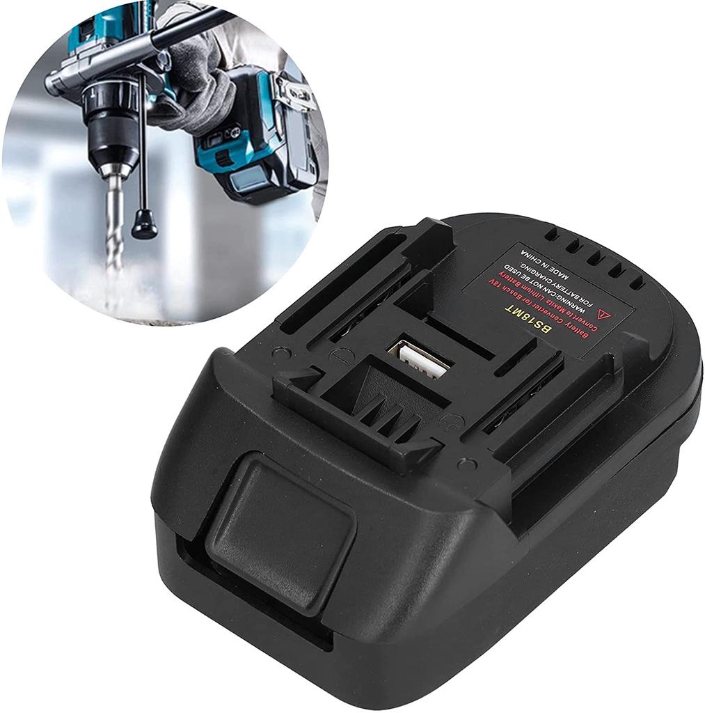 Адаптер-конвертер аккумулятора BS18MT для аккумуляторов Bosch 18 В BAT619G/620, конвертер для литиевого аккумулятора Makita 18 В BL 1860