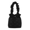 Large Capacity Pleated Tote Bag Versatile Drawstring Handbag Korean Nylon Shoulder Bag  Women's