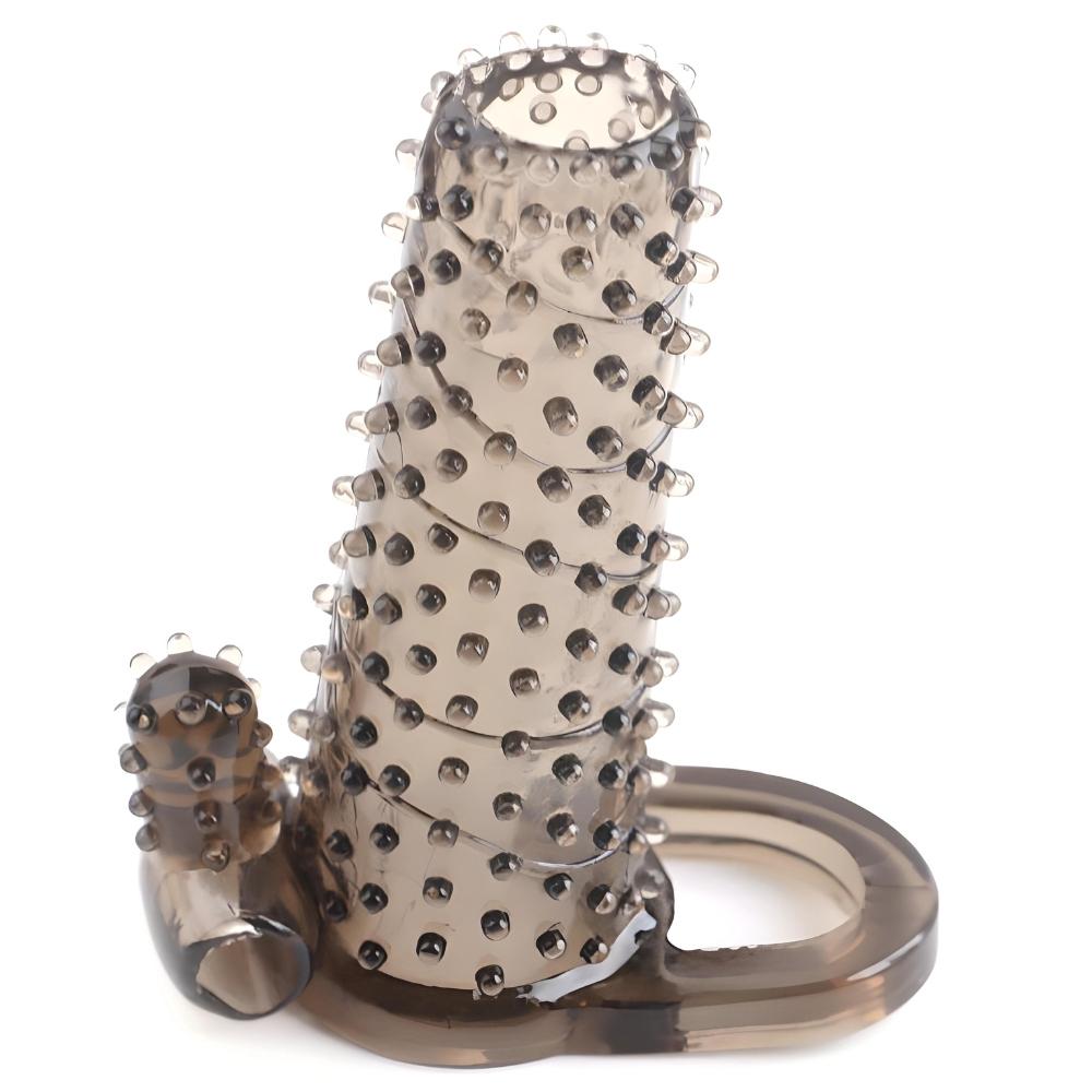 Vibrating penis sleeve stimulating testicles gift DELICIOUSLY