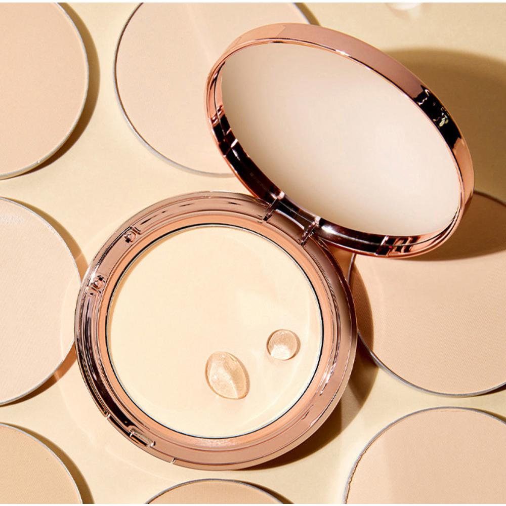 Makeup Helper Art Pact Original Professional Finish Rose Glitter Pact Powder 25 г, нет. 21 Натуральный бежевый, 1 шт.