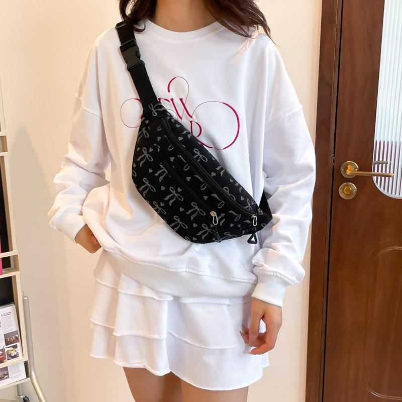 Женская вельветовая нагрудная сумка с регулируемым ремнем, повседневная сумка через плечо, легкая поясная сумка, сумка на грудь для бега, кемпинга, походов