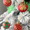 Colored Elk Christmas Tree Ornament Plastic Ball Xmas Tree Hanging New Christmas Decorations