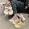 Versatile Height Increase Casual Sports Board Shoes Summer New Breathable Little White Shoes Biscuit Shoes Flat Heel Canvas Shoes Women