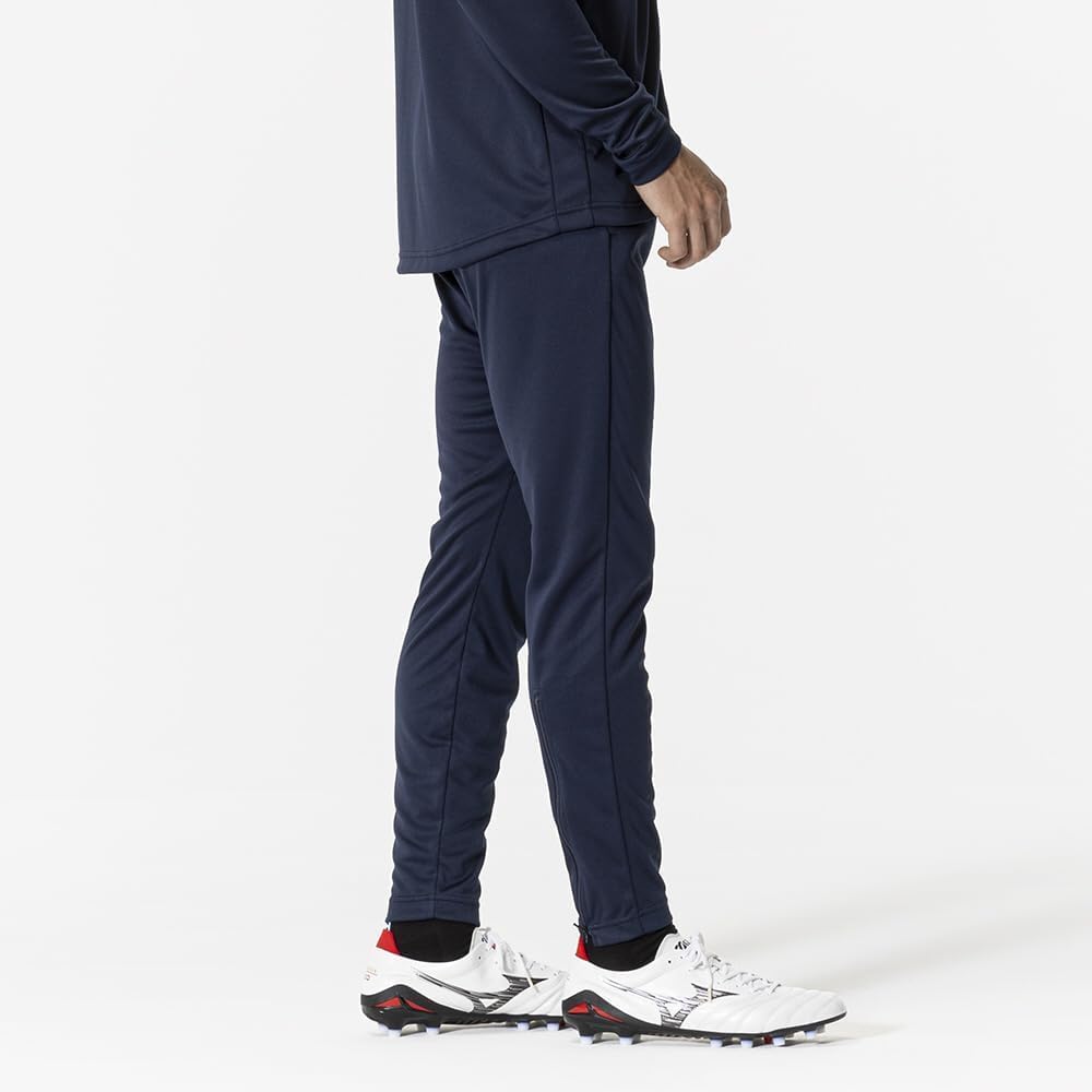 Mizuno Футбольная одежда Длинные брюки Джерси Приталенный силуэт Унисекс P2MDB090 Темно-синий Разминочные Влагоотводящие Быстросохнущие