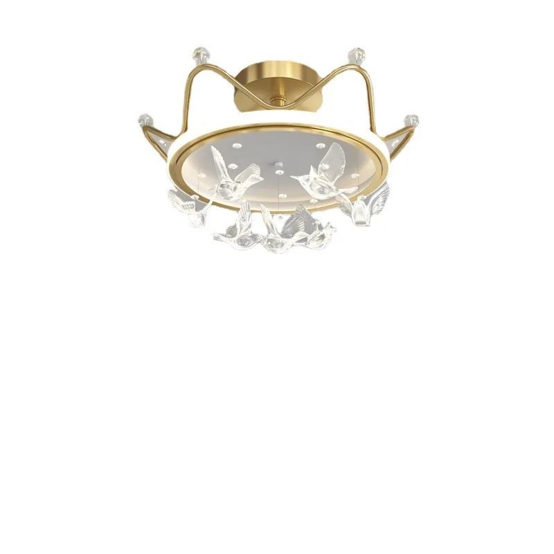 Хрустальные светодиодные люстры лампы для гостиной спальни детской комнаты внутреннее освещение светильники диммируемые AC110 220VLutres Dero