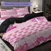 Vintage Pink Panther Most Poster Threepiece Set Without Core 1 Duvet Cover 2 Pillowcase Without Core Soft And Comfortable
