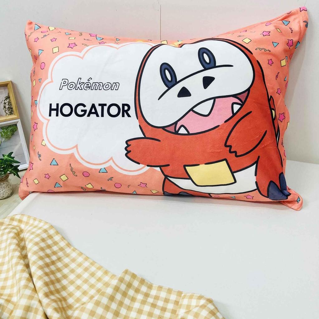 MORIPiLO Pokemon Hogtail and Melting to the Suitable for Both Kids and Cute Plush Pokemon Morishita Pillow Pillowcase, (Smooth Touch), 43x63cm,