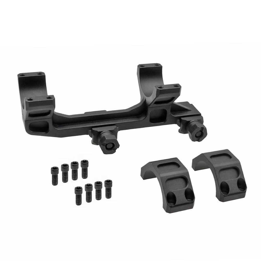 Крепление для прицела Ryohin Buhin Evolution Gear диаметром 30 мм, реплика Geissley AR15 Super Precision 1.54", планка 20 мм, твердое анодирование, черный