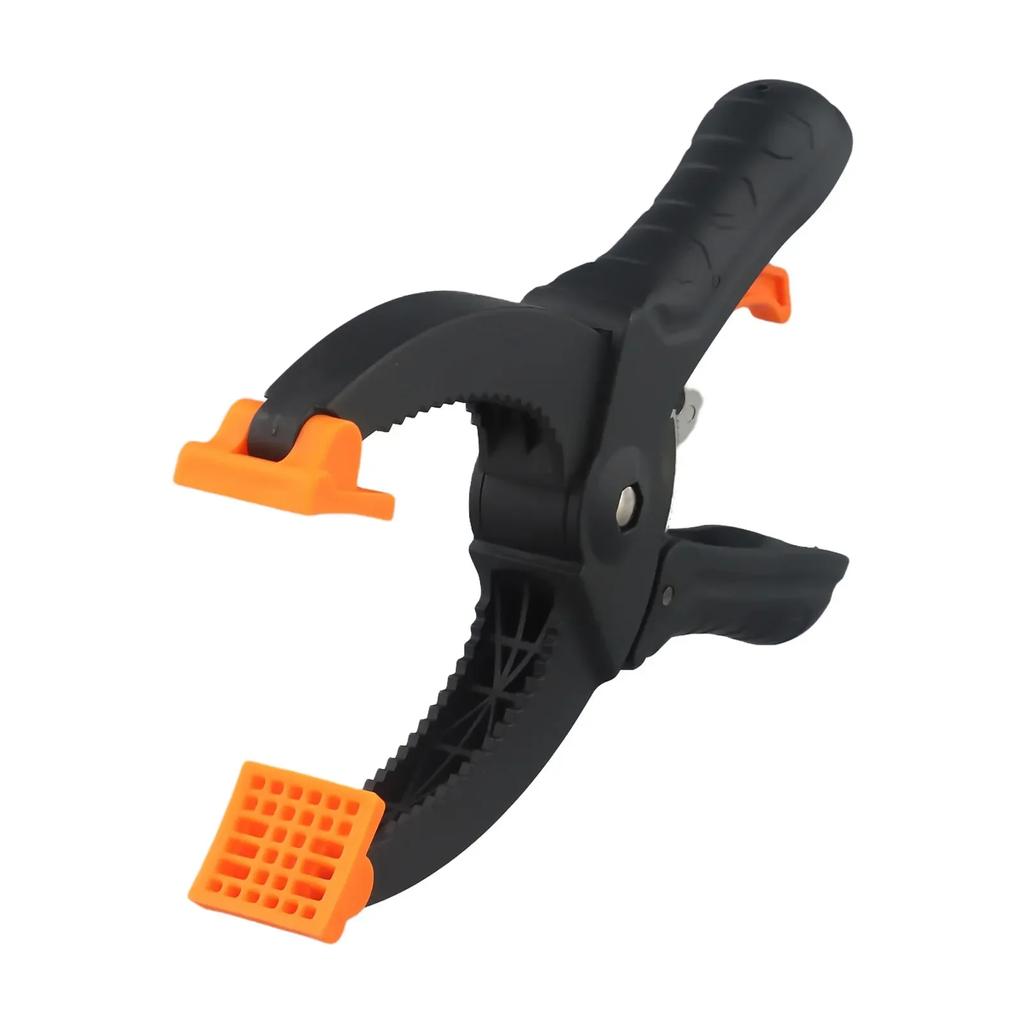 1 Pcs Ratcheting Hand Clamps 4/6 Inch Jaw Opening Clamping Force Trigger Clamps For Gluing Securing Clamp Woodworking Tool