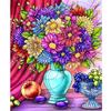 Frame Painting By Numbers For Adults Kits Flowers Diy Crafts Acrylic Paint On Canvas Painting Vase For Home Decors 40x50