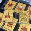 Shuibei Style 999 Pure Gold Fortune Card - 'Good Luck Ensures Success' Gift, 2mg