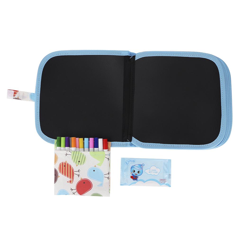 Детская портативная окрашенная многоразовая салфетка без следов акварельная ручка доска для рисования(Крышка для птиц)