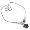 Kashmir Ruby,Emerald(Simulated) Gemstone Handmade Gift Necklace 18" r6T85
