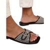 Where's That From Womens/Ladies Vermont Raffia Buckle Sliders
