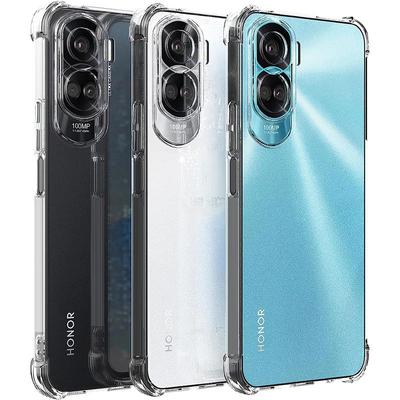 Ударопрочный чехол Crystal для телефона Huawei Honor 90 Lite Pro Прозрачный силиконовый чехол задняя крышка 70 Lite Pro X8a X9a X7a X6 X5 5G