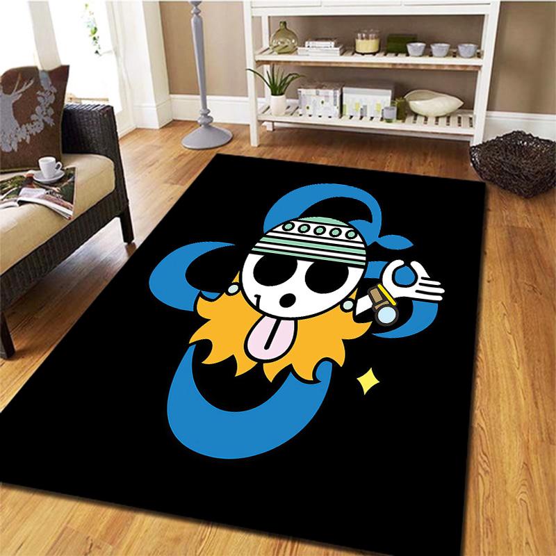 One Piece Logo Carpet Rug For Living Room Bedroom Home Sofa Decoration Kids Play Nonslip Floor Mat