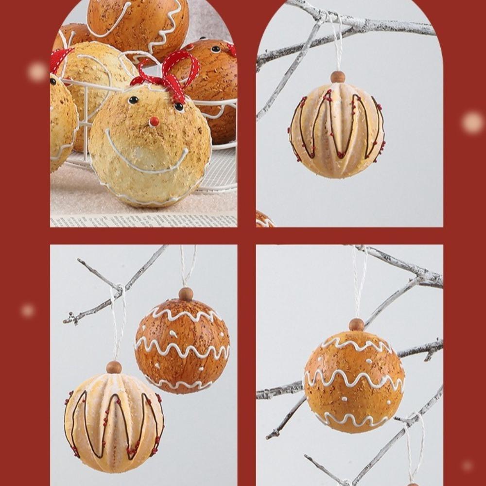 Gingerbread Man Xmas Tree Hanging Pendant Handmade Christmas Decorations New Year Gift