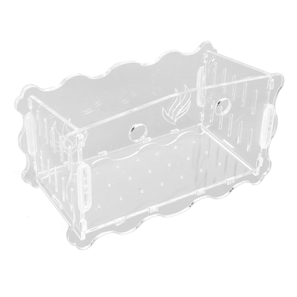   Plant Cup Acrylic Transparent Permeable Hole   Safe   Plant Pot with Suction Cup for Fish  