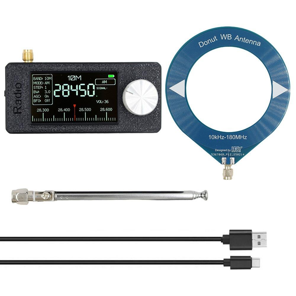 Звукозаписывающее мини-радио SW LW AM FM SSB полнодиапазонный мини-приемник SI4732 DSP радиозапись звука