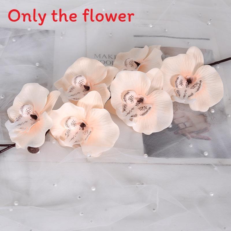 Multicolour Phalaenopsis Simulation Flower Bouquet  For Home And Decor Event