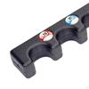 Pool Cue Holder Stick 5 Holes Weighted Space Saving Billiards Accessories Professional
