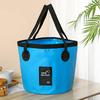12/20L Outdoor Camping Foldable Bucket with Portable Handle Waterproof Multifunctional Car Washing Fishing Collapsible Water Storage Pail