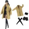 Winter Wear Woolen Coat Outfit Handmade Clothing Outfit  For 11.5 Inch 30cm Dolls/for 1/6 Bjd Dolls