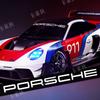 Наклейка на лобовое стекло Porsche - Эксклюзивный дизайн
