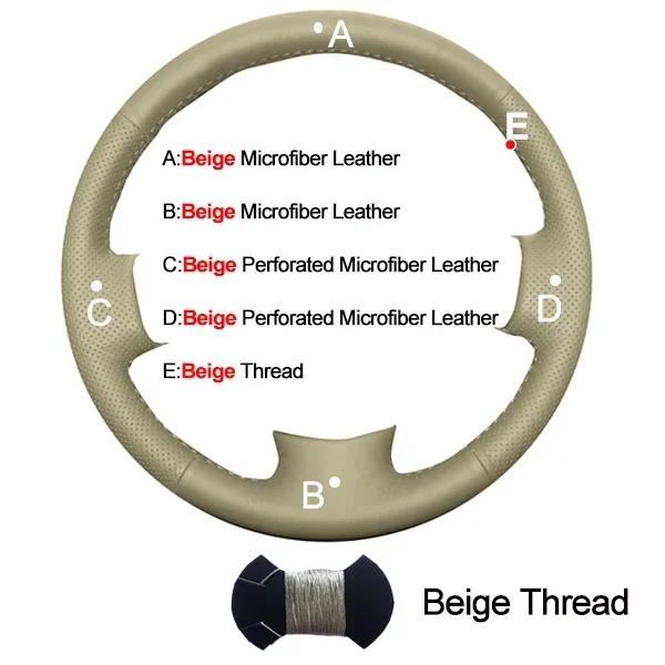 Hand Sewing Steering Wheel Cover For Cupra Ateca Formentor Born Leon Tavascan Terramar Original Steering Wheel Braid Accessories