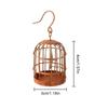 1:6 1:12 Doll House Home Decoration DIY Micro Landscape Bird Cage Iron Metal