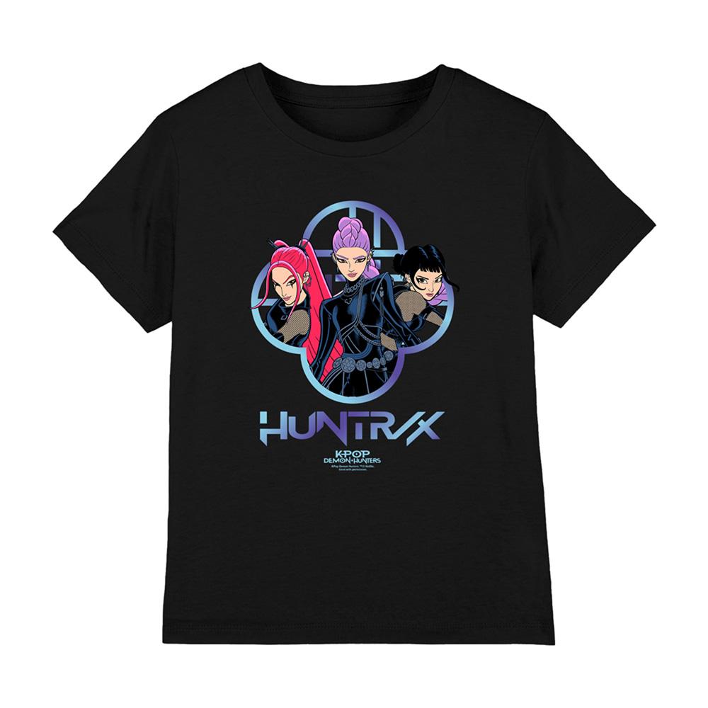 K-Pop Demon Hunters Childrens/Kids Huntrix Logo T-Shirt