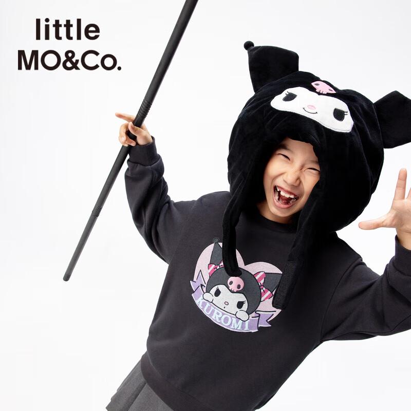 little MO&Co. Kuromi IP Girls' Printed Sweatshirt