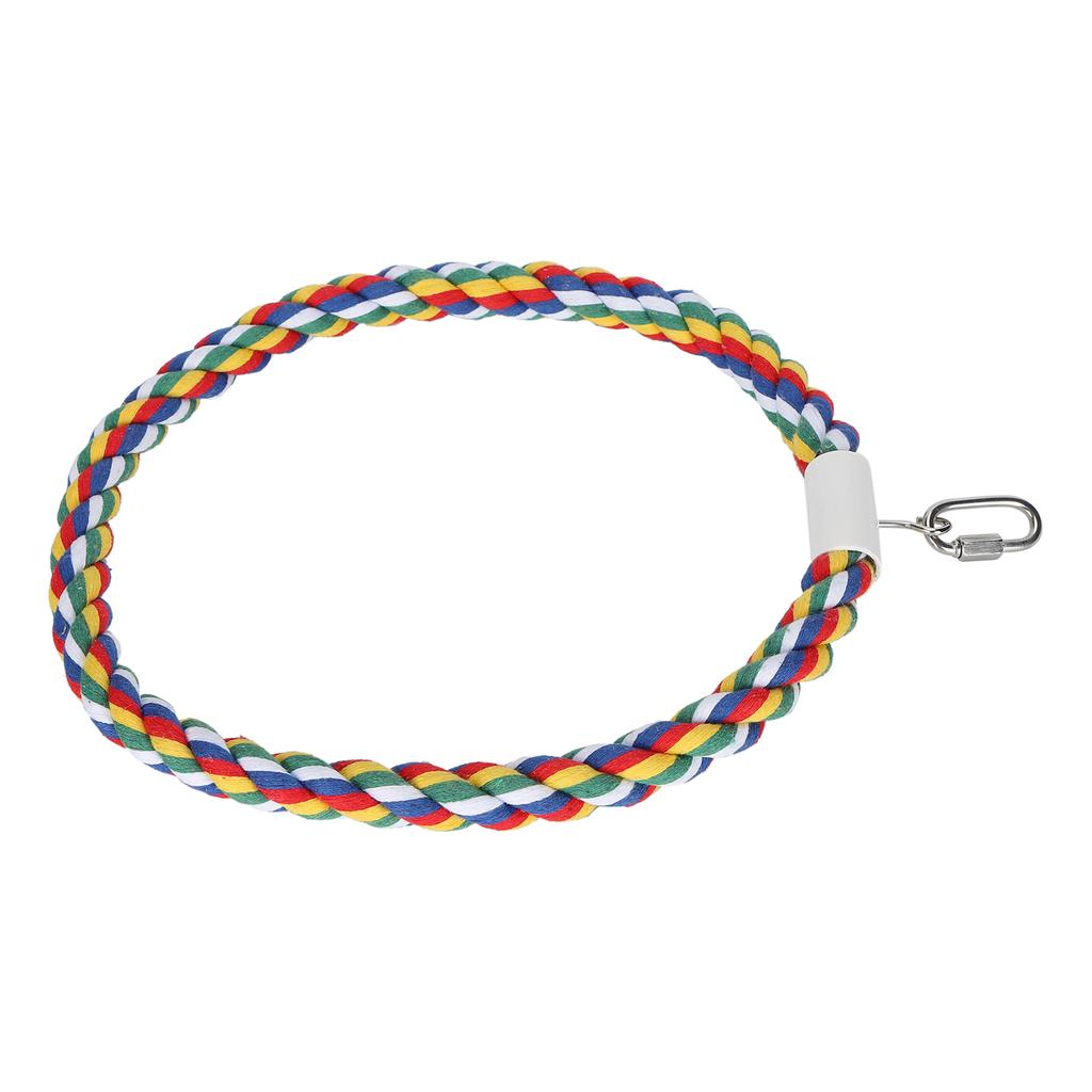 Parrot Climbing Ring Cotton Rope Swing Bird Chewing Toy for Small and Medium Parrot