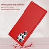 Coque de protection - BOOLING - pour Samsung Galaxy S22 Ultra - Rouge - Antichoc - Anti-Rayures