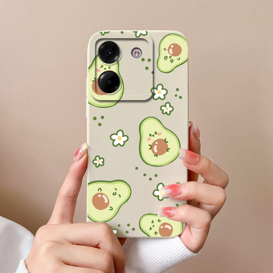 For Xiaomi Poco M7 Pro 5G Case Cute Cartoon Sweet Girl Silicone Soft Protective Back Cover For XiaomiPocoM7 Pro 5G Fundas Coque