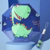 Automatic Umbrella Dinosaur Umbrella Sun Protection and Wind Edge Reflective Strip Design Travel Folding Umbrella