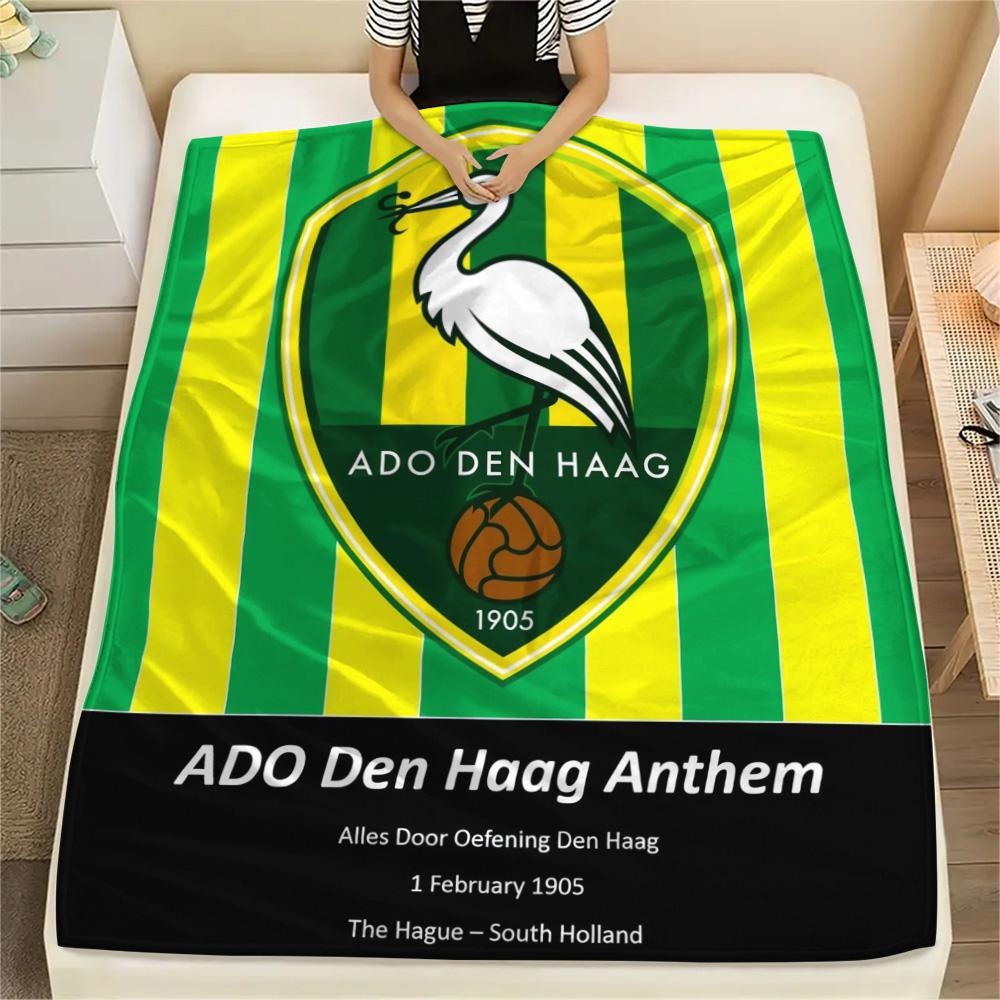The Hague Football Club Print Flannel Blanket, High quality Comfortable for All Seasons, Home Decor, Warmth and Comfort