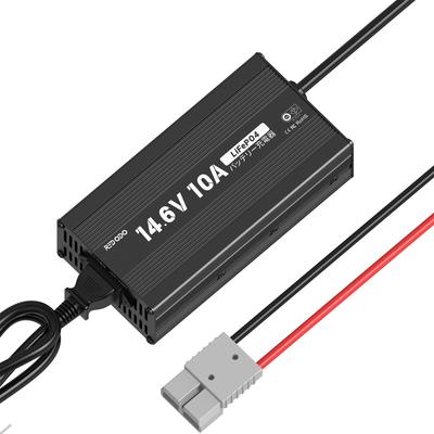 Зарядное устройство Redodo 14.6V 10A ион-фосфатное, быстрая зарядка, зарядное устройство LiFePO4, восстановление