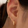 Серьги-кольца LUNNE 14k Aligned Duo Mini Single Ring (14-каратное золото) #LFE46