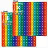 12x12 Multiplication 12+12 Addition Quick Push Fidget Math Games Pop Toys Silicone Rainbow Math Learning Educational Toy for Kid