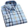Pure Cotton Business Men Checked Shirts Leisure Long Sleeve Autumn Spring Sinwoyan