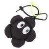 Trendy Black Flowers Keychain Cute Floral Key Holder For Girls Backpack Ornament Bag Pendant Decoration