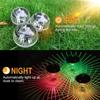 1pc Led Solar Floating Lamp Swimming Pool Ball Solar Panel Powered Pond Drift Waterproof Glow Show Disco Color Changing light