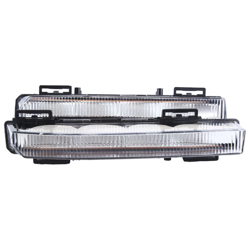 1Pair Car Daytime Running Light (LH+RH) Car Front Bumper Light 2049064802 For C-CLASS W204 S204 07-14