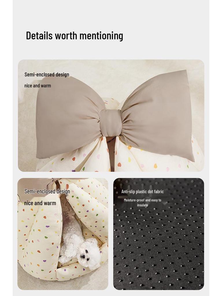 Четыре сезона полузакрытый палатка для питомца: Универсальный домик для собак и кошек