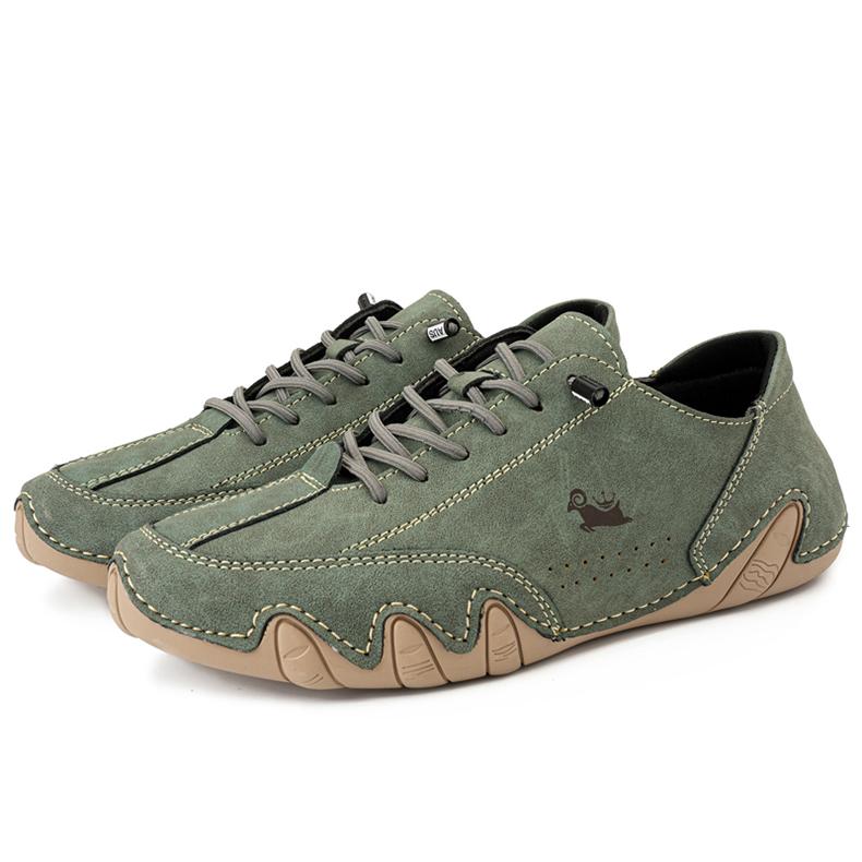 Модные мужские роскошные кроссовки кожаная плоская подошва для ходьбы комфорт кожаные лоферы дизайнерские высококачественные повседневные кроссовки для мужчин