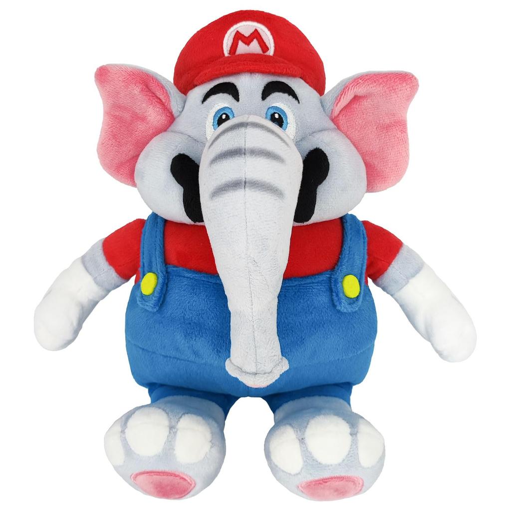 Sanei Boeki Super Mario Brothers Wonder Elephant Mario Ш15 x Г14 x В26 см Мягкая игрушка SMW01 (S)
