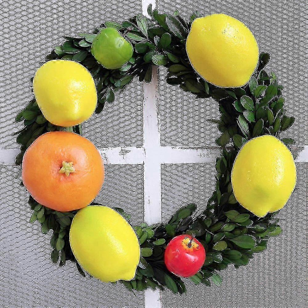 20 Pcs Artificial Lemons Fake Lemons Faux Lemons Fruits In Yellow 3 Inch Long X 2 Inch Wide-HYJ
