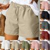 Womens Shorts Casual With Pockets Drawstring Elastic Wais Beach Vacation Trendy Summer Clothes